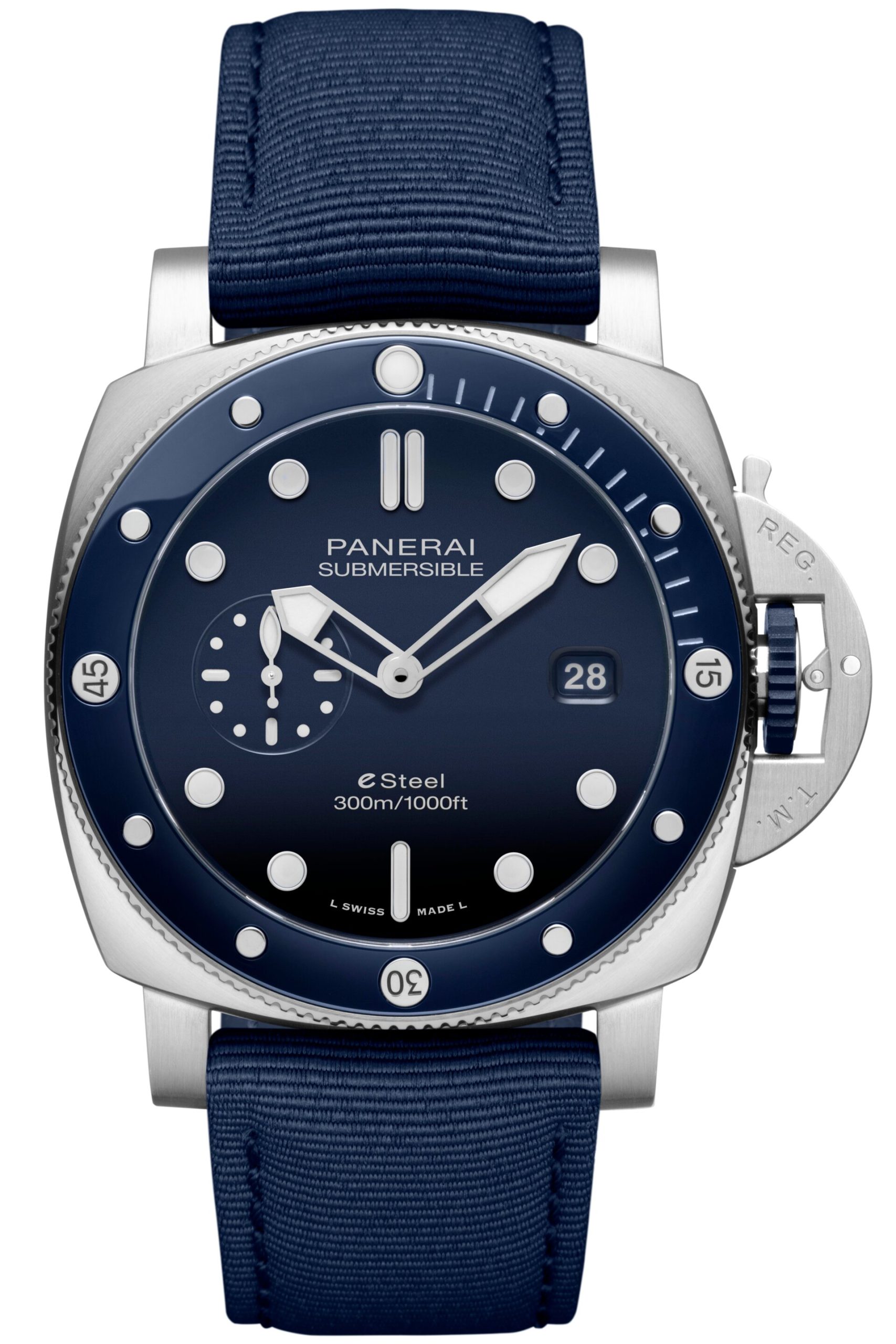 Panerai Submersible QuarantaQuattro eSteel Blu Profondo