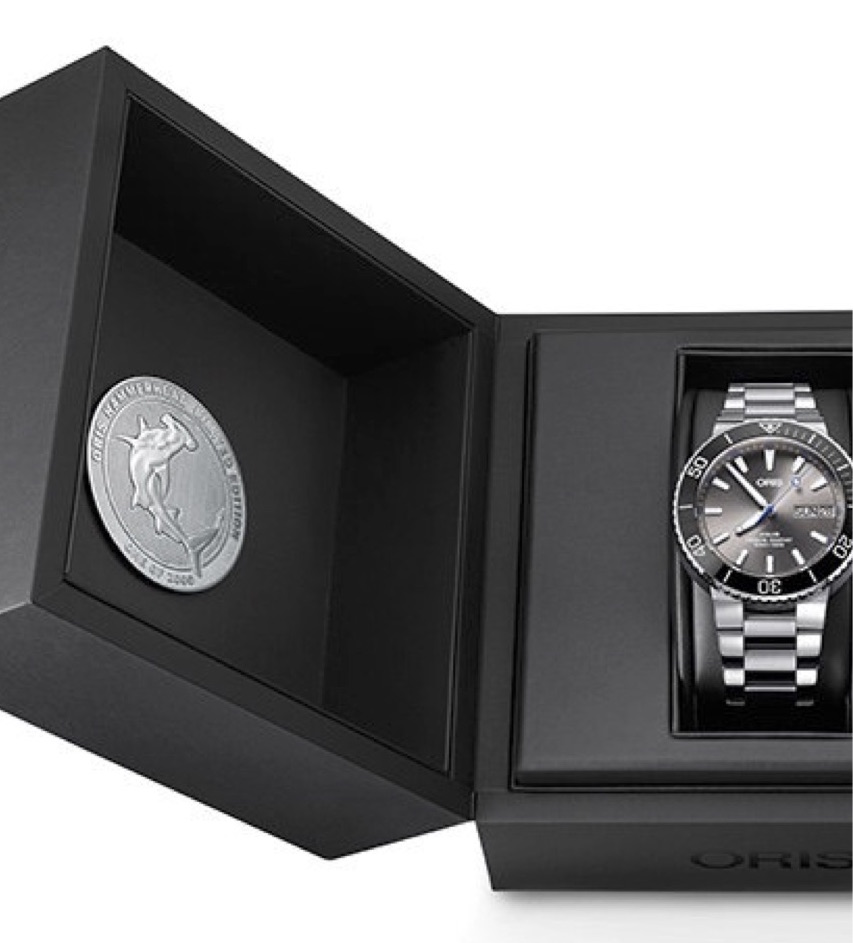 Oris Unveils Hammerhead Limited Edition Watch to Fight Shark Extinction ATimelyPerspective
