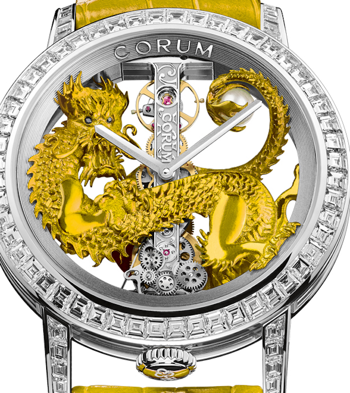 Corum Golden Bridge Round 43 Dragon watch