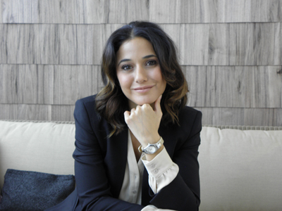 Emmanuelle Chriqui at Baume & Mercier, SIHH 2013