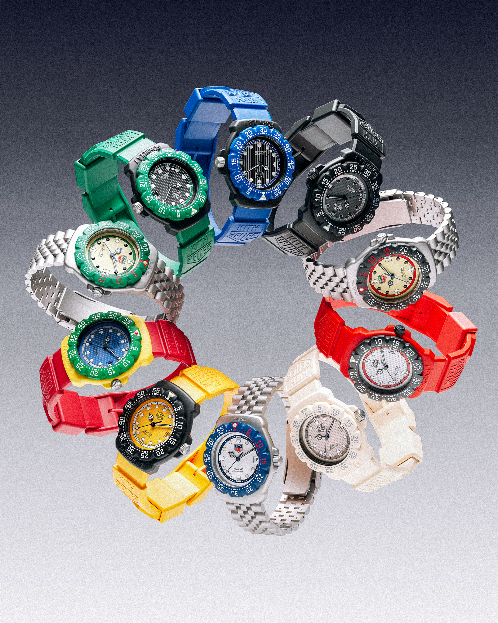 TAG Heuer Formula 1 X Kith watches 