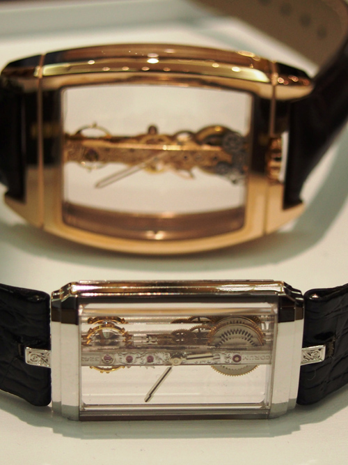 Several Corum Golden Bridge Models. 