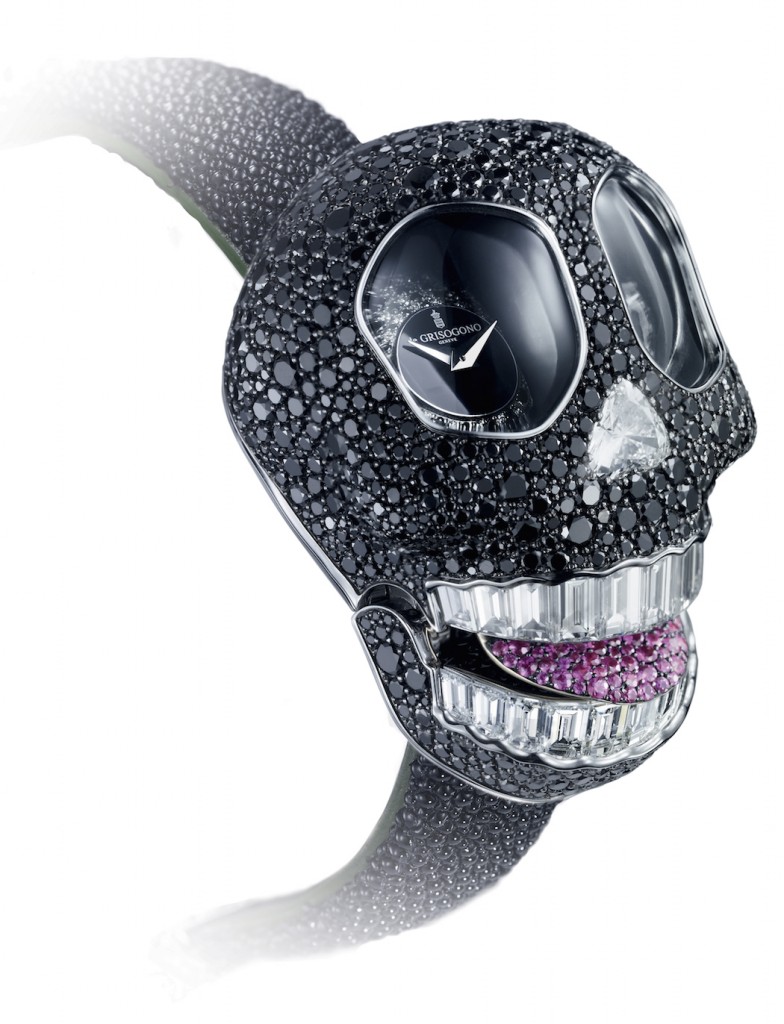 DeGrisogono Crazy Black Skull