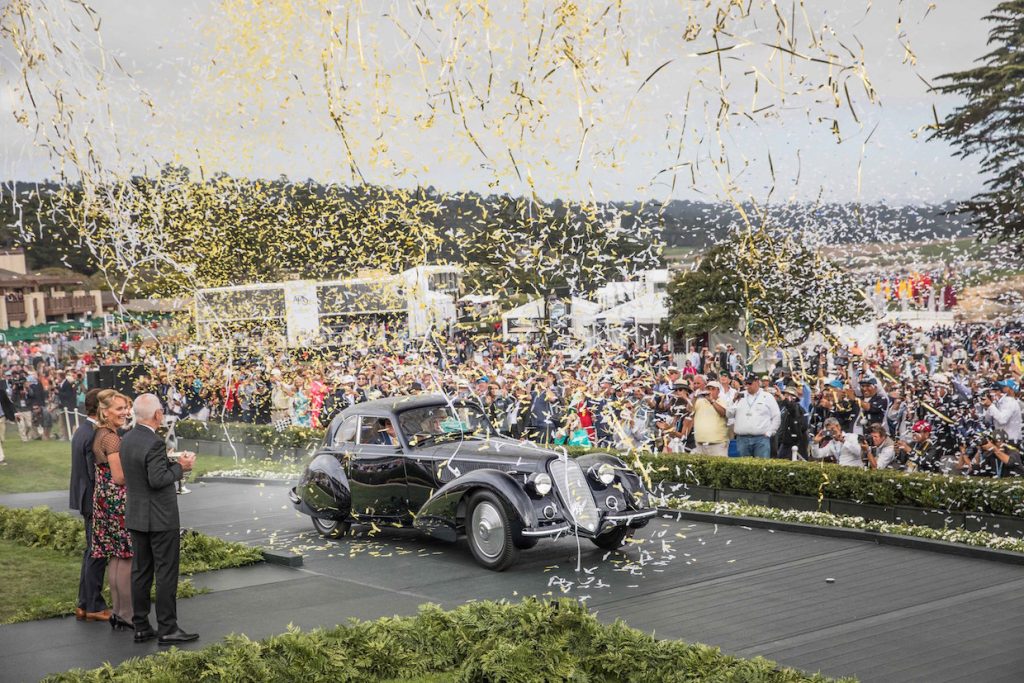 Rolex Best of Show Recipient at the Pebble Beach Concours d'Elegance Italian Classic J4-7 1937 Alfa Romero 8C 2900B Touring Berlinetta, David & Ginny Sydorick, Beverly Hills, California