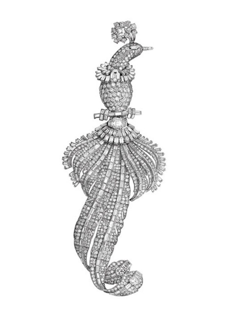 Cartier Diamond Brooch