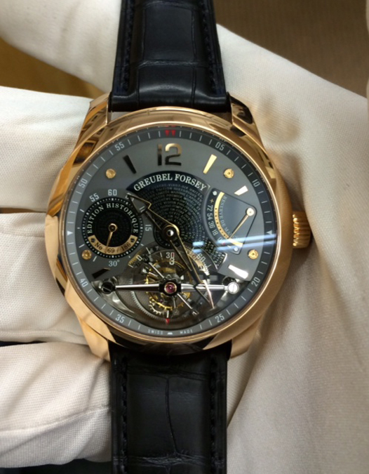 18-karat Rose Gold Double Tourbillon Historique, Greubel Forsey