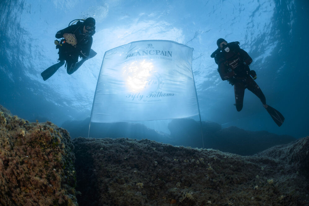 Diving with Blancpain in Cannes