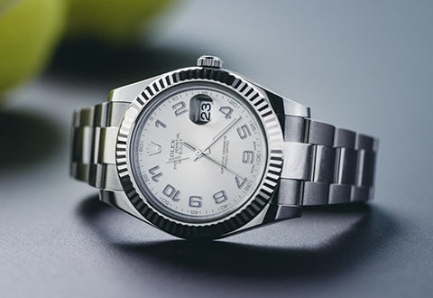 Roger Federer's watch of choice: Rolex Datejust II 