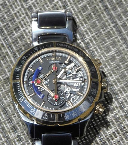 The price makes the DV One Skeleton Chronograph Swiss-made Automatic watch a great piece. 