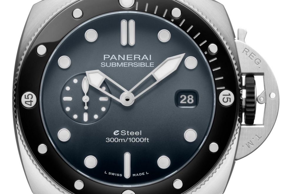 Panerai Submersible QuarantaQuattro eSteel Grigio Roccia Panerai Submersible QuarantaQuattro eSteel Grigio Roccia