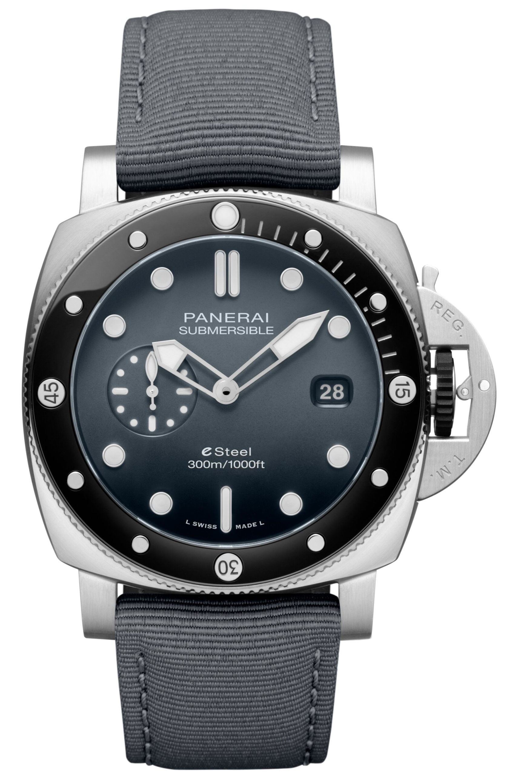 Panerai Submersible QuarantaQuattro eSteel Grigio Roccia