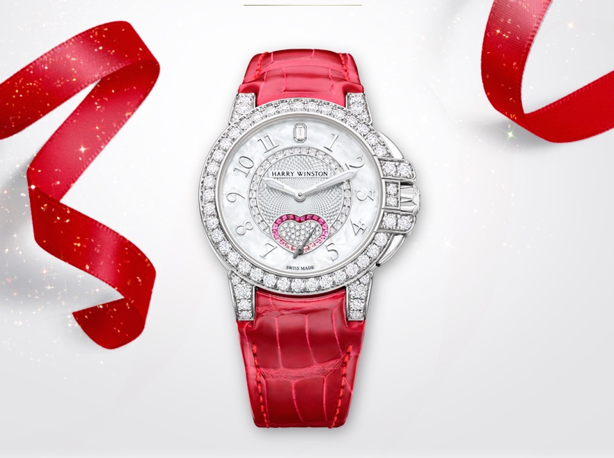 Harry Winston Ocean Valentine's Day watch 