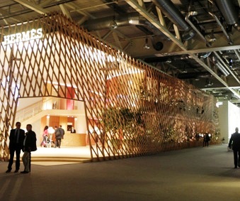 Hermes enlisted a top Japanese architect to design its garden-like pavillion. 