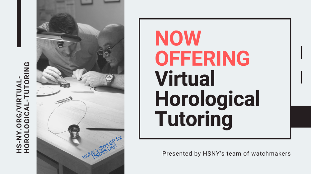 HSNY virtual horological training