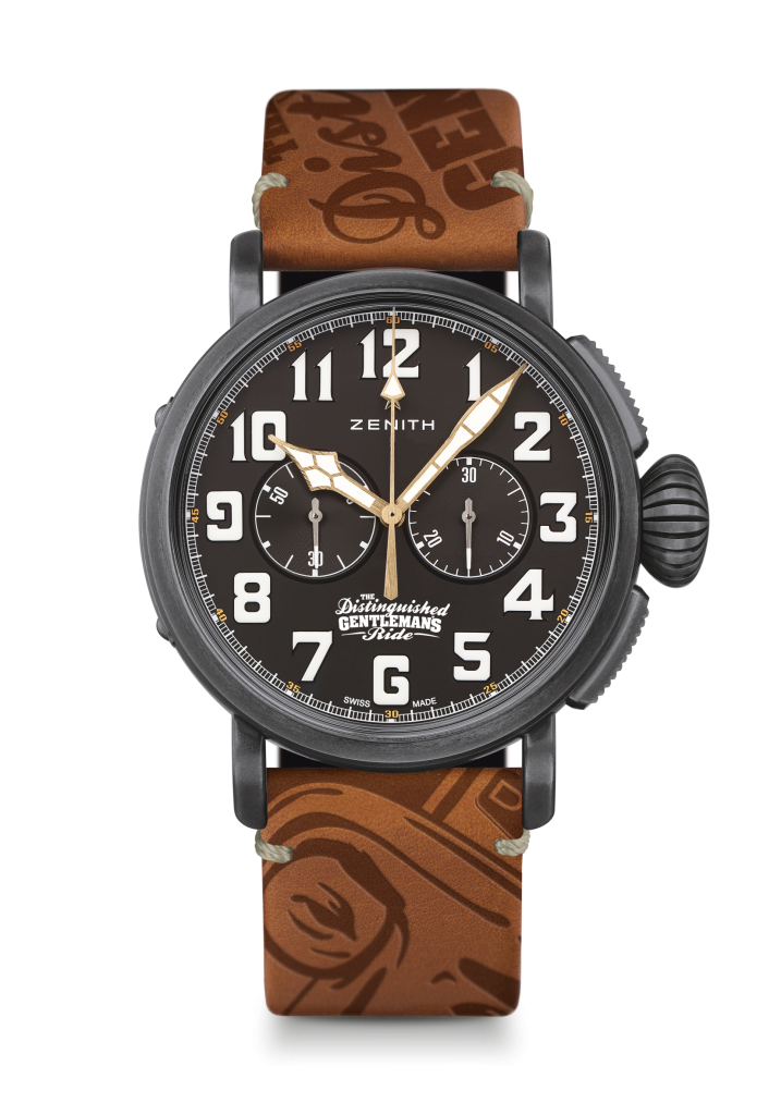 Zenith also created a very limited edition (5) of the Pilot Type 20 Chronograph Ton Up DGR