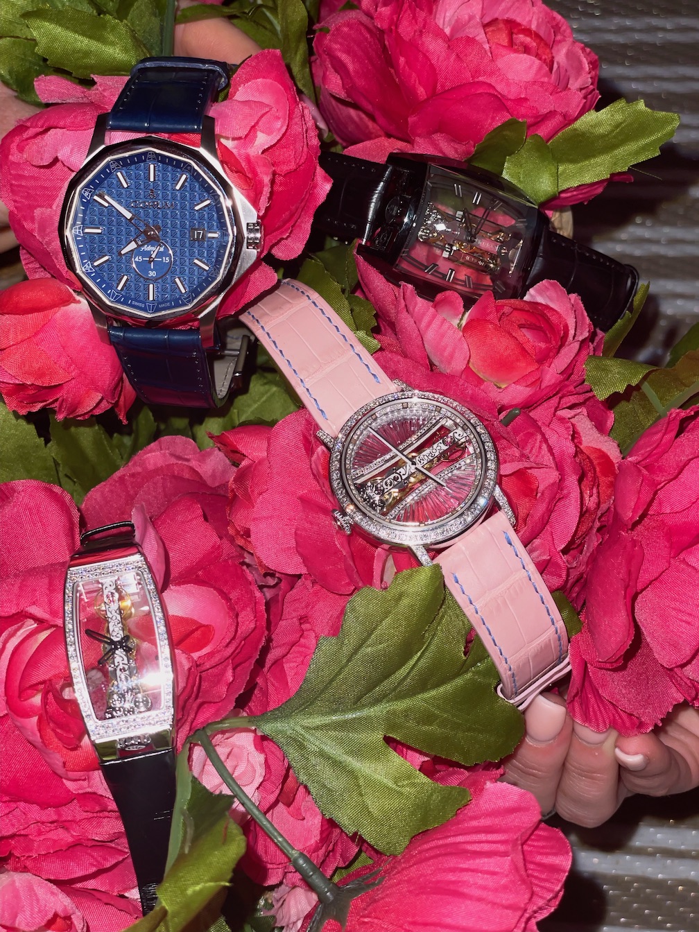 Corum watches on display at Seaglass Rose Experience 2022