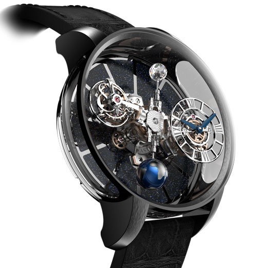 Jacob & Co. Astronomia is crafted in black DLC