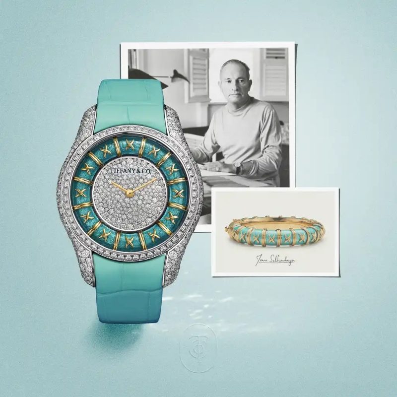 Tiffany & Co. Paillone Enamel watch in Tiffany Blue