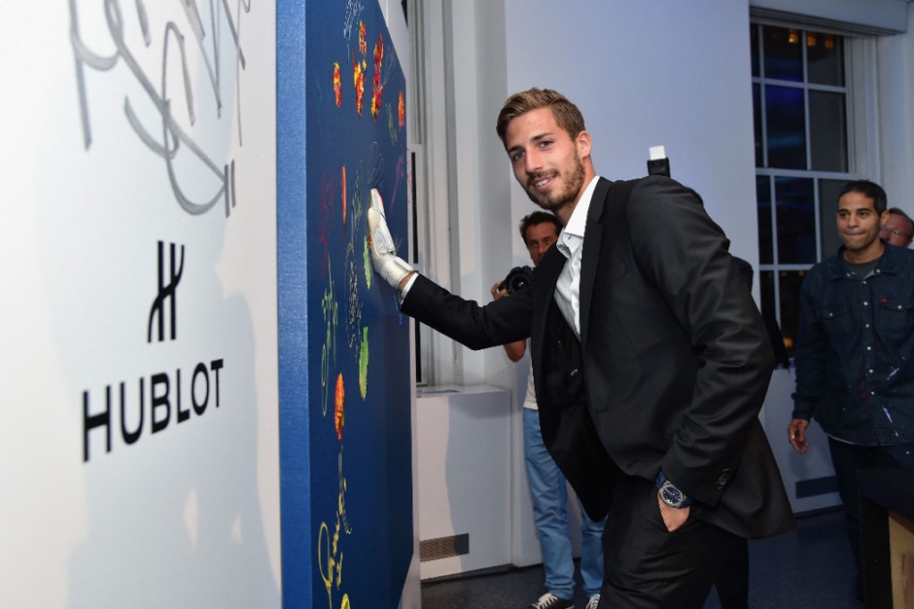 NEW YORK, NY - JULY 22:  Kevin Trapp attends the launch of Hublot's latest timepiece with Paris Saint-Germain Team and celebrates partnership In New York City on July 22, 2015 in New York City.  (Photo by Mike Coppola/Getty Images for Hublot)