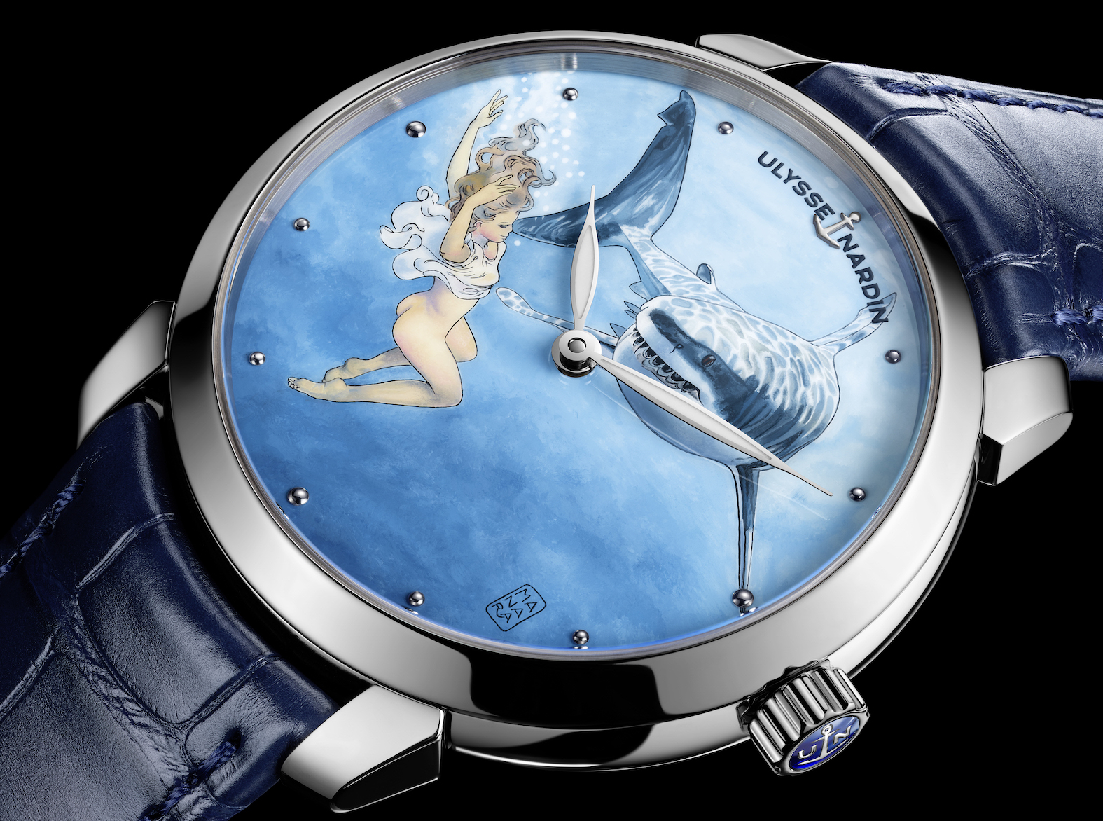 Ulysse Nardin Classico Manera erotic watch.