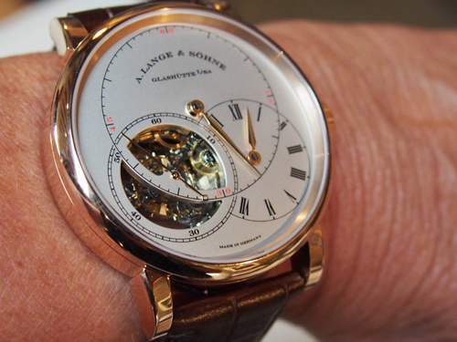 A. Lange & Sohne Tourbillon with retracting dial