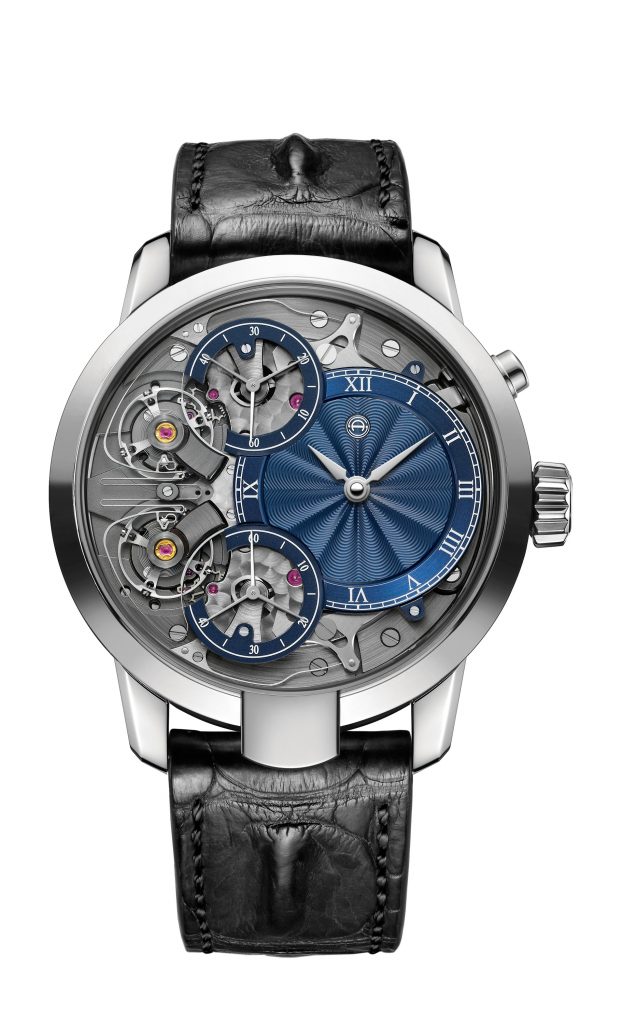 Armin Strom Mirrored Force Resonance with guilloche' dial by Kari Voutilainen.
