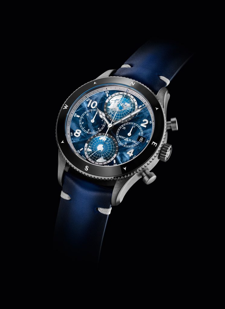 Montblanc 1858 Geosphere Chronograph “0 Oxygen” timepiece is created in a limited edition of just 290 pieces