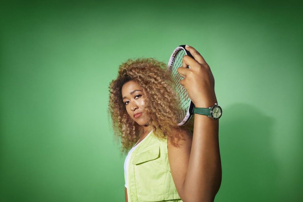 Tennis star Naomi Osaka wearing her new TAG Heuer Aquaracer Professional 300 limited edition watch. Tennis star Naomi Osaka wearing her new TAG Heuer Aquaracer Professional 300 limited edition watch.