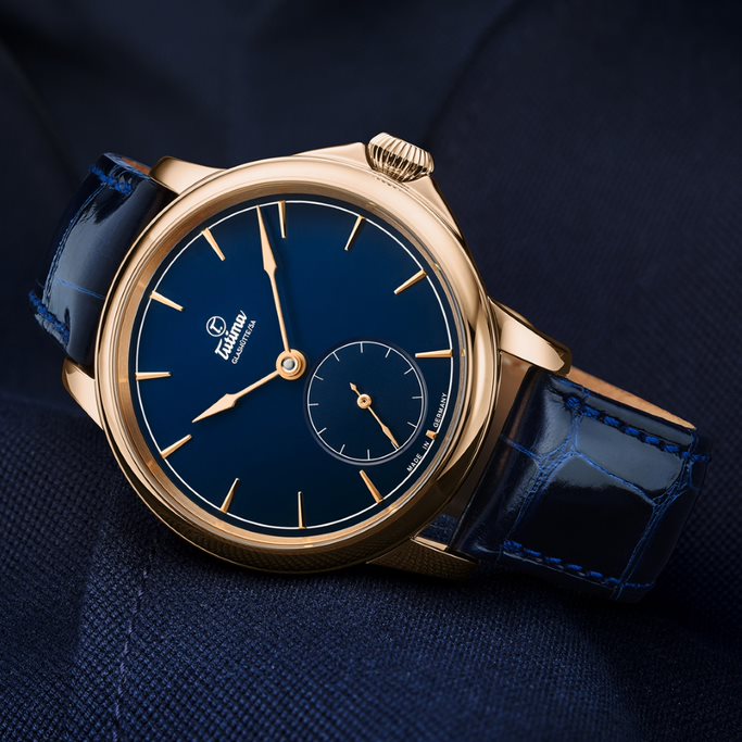 Tutima Patria Rose Gold Deep Blue watch