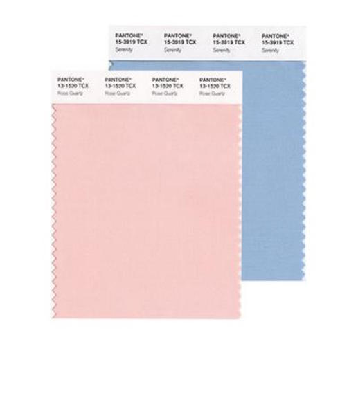 Pantone Colors of 2016: Rose Quartz and Serenity