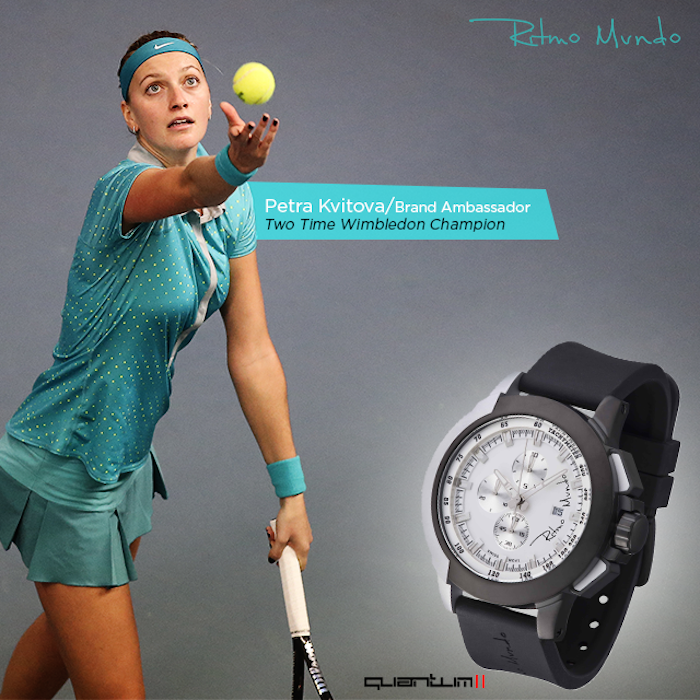 Petra Kvitova in Ritmo Mundo social media