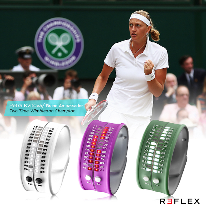 Kvitova in Reflex social media. Reflex is a division of Ritmo Mundo. 