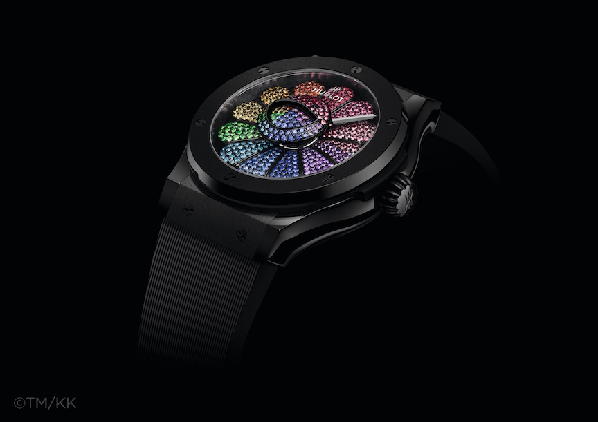 Classic Fusion Takashi Murakami Black Ceramic Rainbow watch