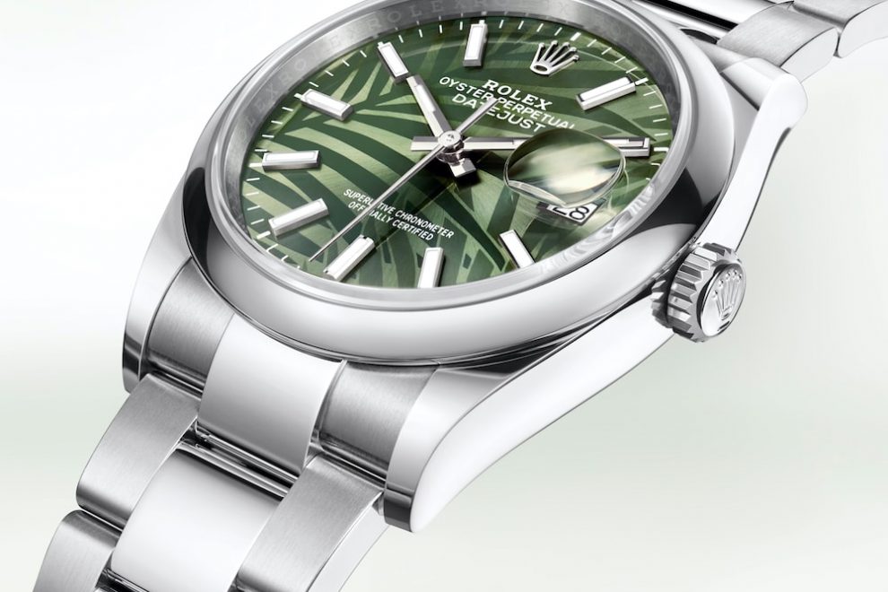 ratio_1_m126200-0020_2101uf_003 Rolex Oyster Perpetual Cosmograph Daytona with palm fronds dial.