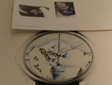 The drawings for the custom-made watches are compiled into a portfolio for the customer.