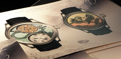 Each drawing reflects the dial to be made in Villeret for the client. 
