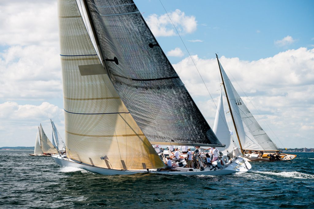 Valiant sailing in the Marblehead Corinthian Classic Yacht Regatta. Photo by Cory Silken / Panerai, © Cory Silken 2016.