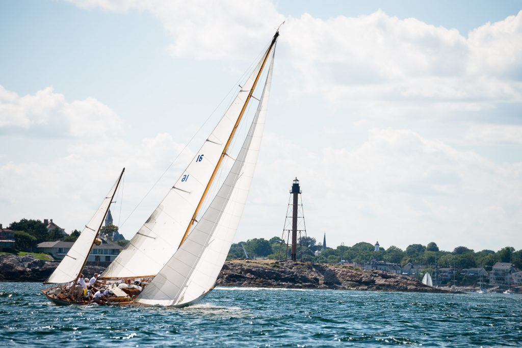 Dorade sailing in the Marblehead Corinthian Classic Yacht Regatta. Photo by Cory Silken / Panerai, © Cory Silken 2016.