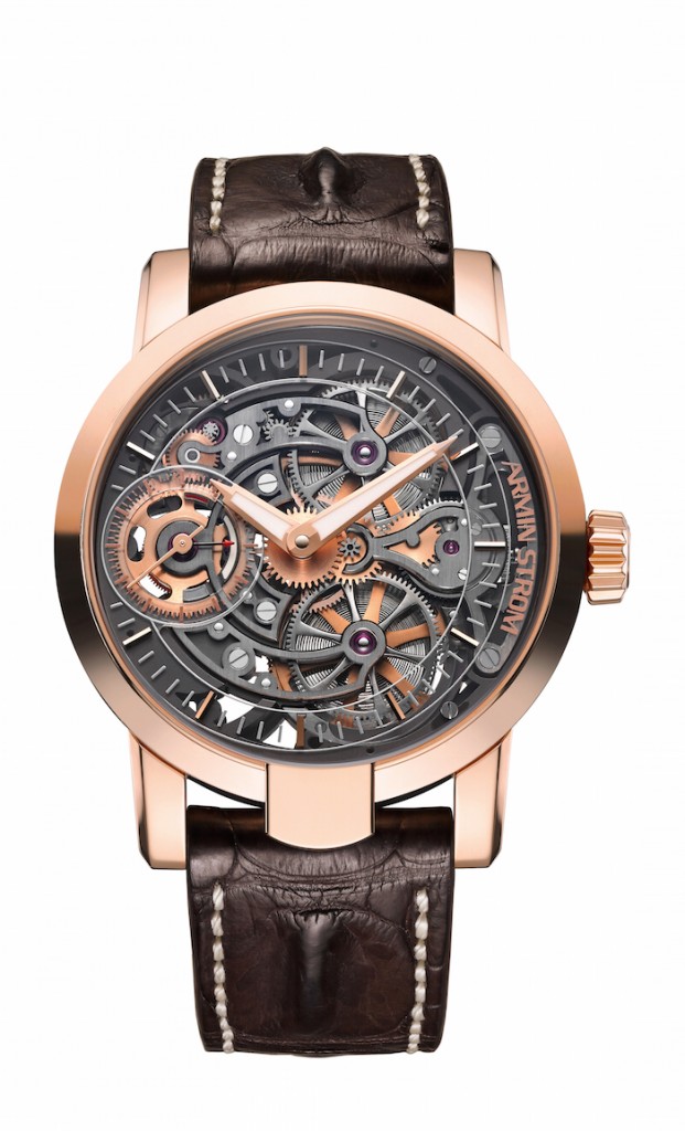 Armin Strom Skeleton Pure Fire in 18-kar tose gold 