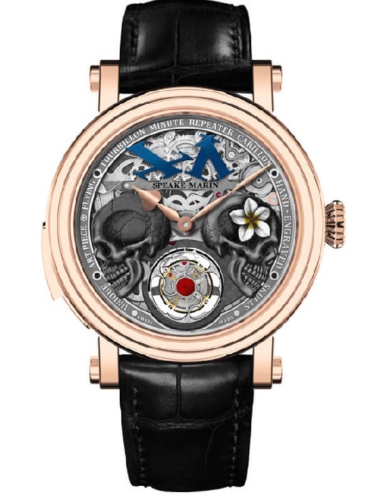 Speake-Marin double skull tourbillon watch