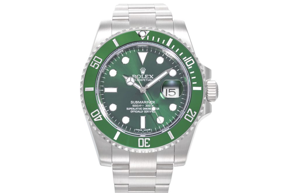 submariner hulk Bonhams is auctioning 11 never-worn Rolex Submariner "Hulk" watches this week on line.