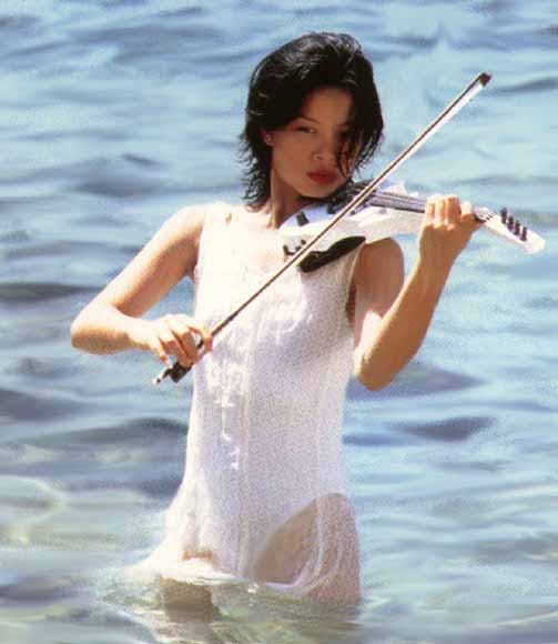 Vanessa Mae, skier, violinist