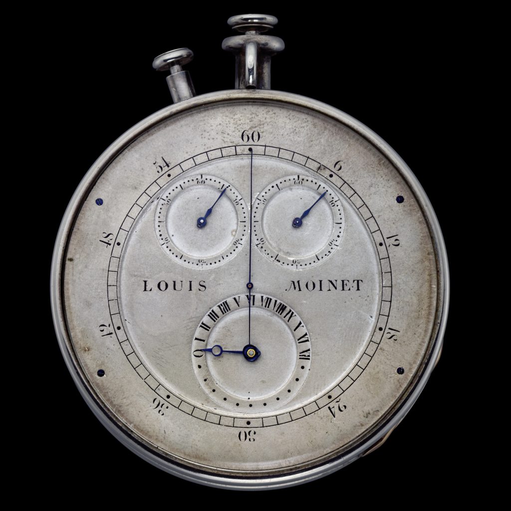 Louis Moinet invented the chronograph in 1816. 