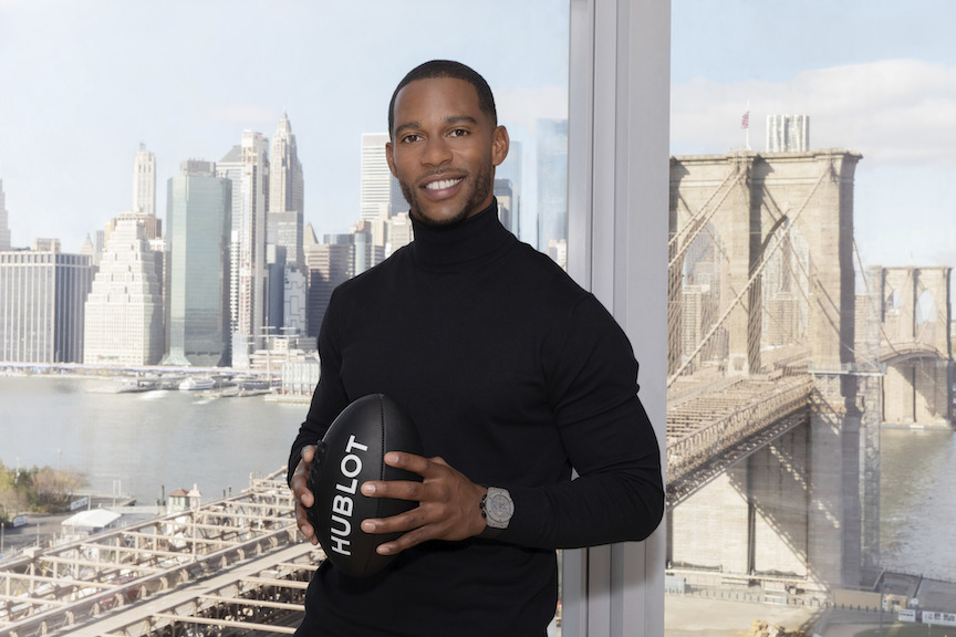 Victor Cruz, Hublot Concrete Jungle New York watch 