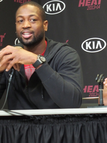 Dwyane Wade talks about Hublot, basektball and time