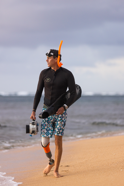 Mike Coots lost his right leg to a shark attack in Hawaii. Today, he is a marine photographer and an advocate for saving sharks.