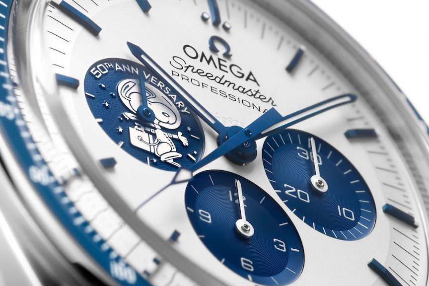 xgff4r3Q Omega Speedmaster Silver Snoopy Award 50th Anniversary Watch