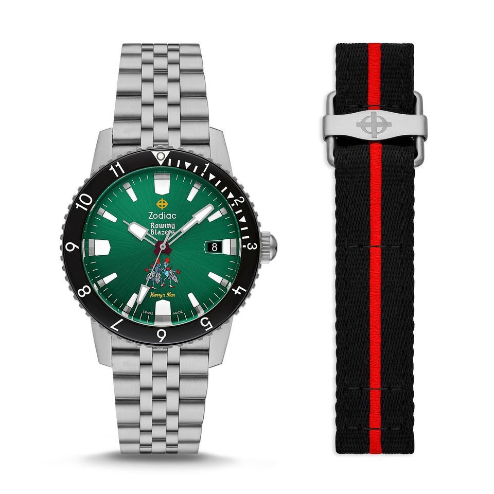 Rowing Blazers x Zodiac Harry's Bar Super Sea Wolf watch